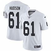 Nike Men & Women & Youth Raiders 61 Rodney Hudson White NFL Vapor Untouchable Limited Jersey,baseball caps,new era cap wholesale,wholesale hats